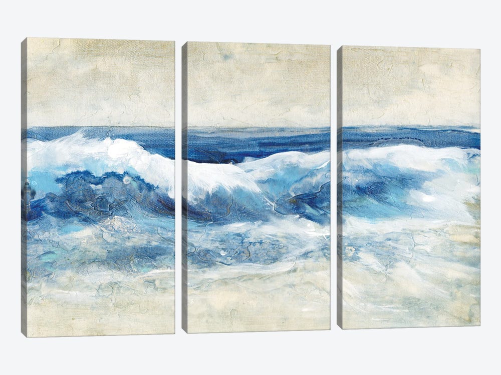 Breaking Shore Waves I by Tim OToole 3-piece Art Print