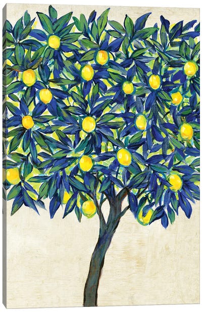 Lemon Tree Composition II Canvas Art Print - Lemon & Lime Art