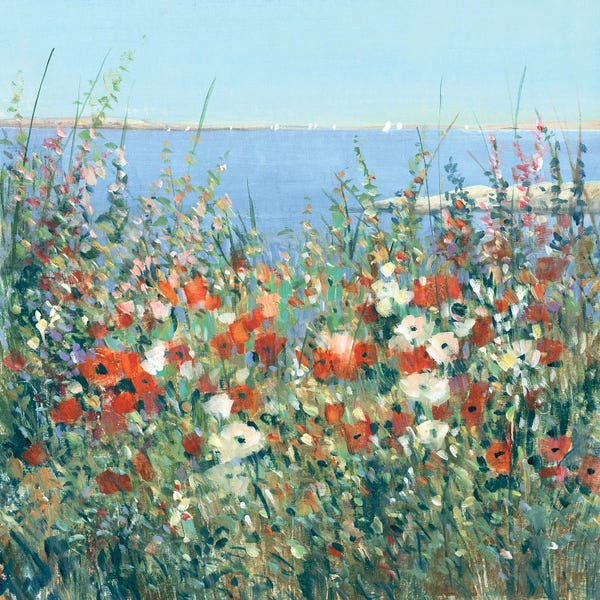 World Art Group: Seaside Garden I by Tim O'Toole