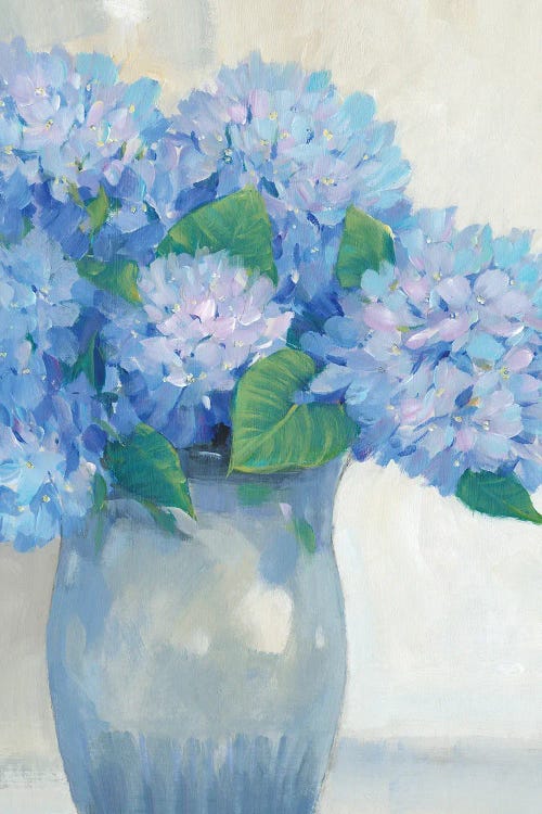 Blue Hydrangeas in Vase I