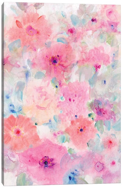 Bright Floral Design I Canvas Art Print - Tim O'Toole