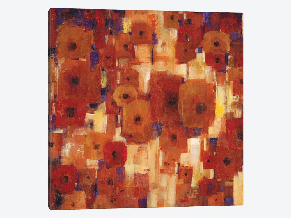 Transitional Poppies I by Tim OToole 1-piece Canvas Art Print
