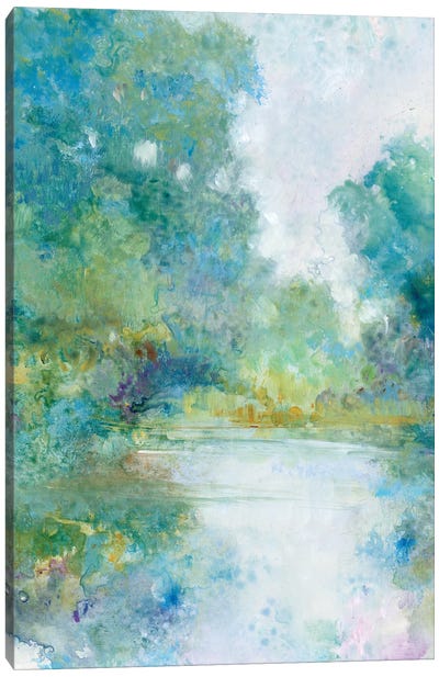 Tranquil Stream I Canvas Art Print - River, Creek & Stream Art