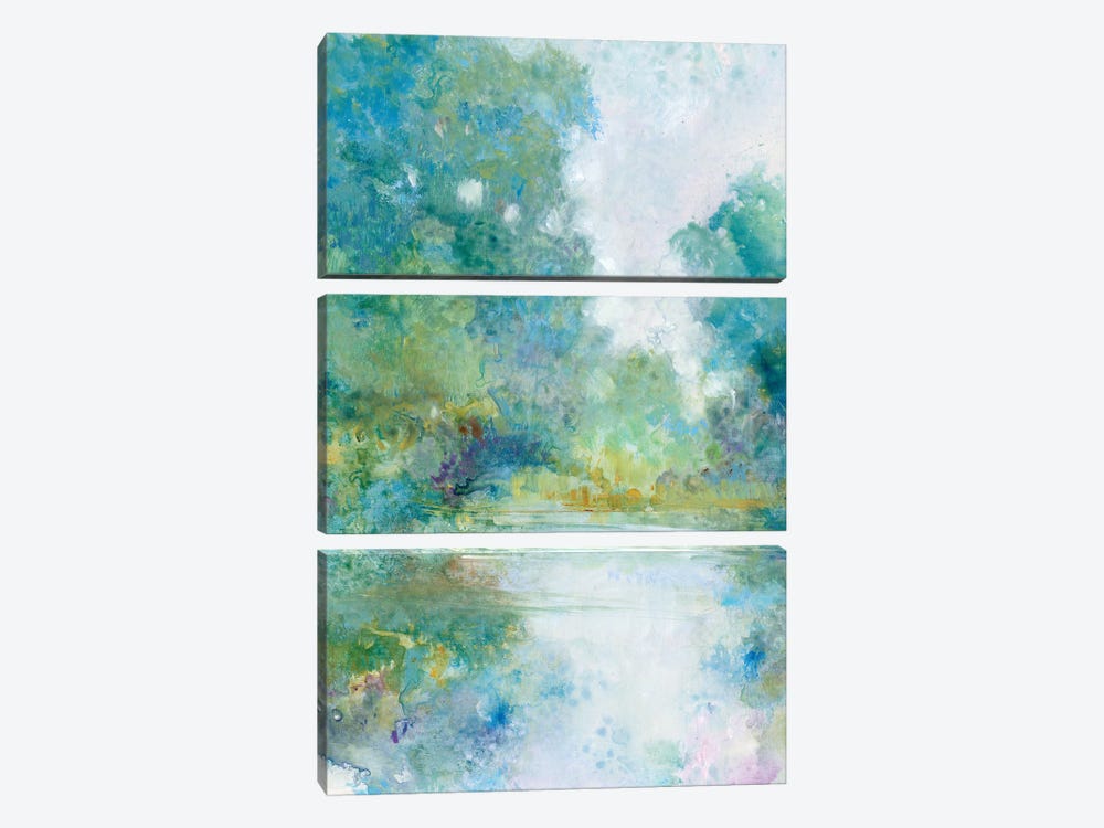 Tranquil Stream I by Tim OToole 3-piece Canvas Wall Art