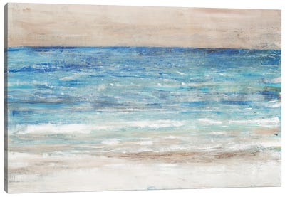 Choppy Water II Canvas Art Print - Coastal & Ocean Abstract Art