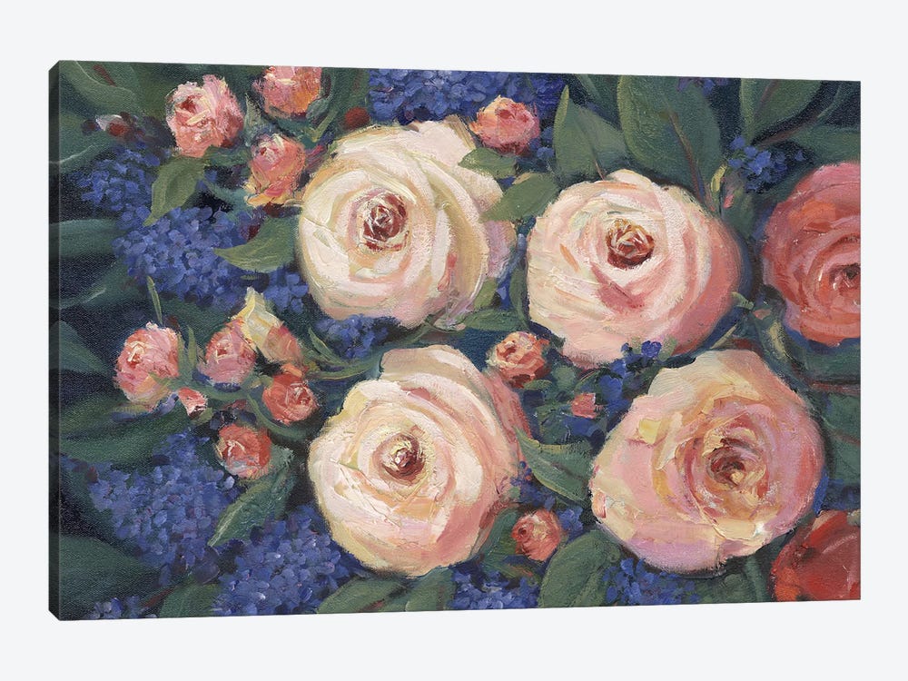 Floral Touch I by Tim OToole 1-piece Canvas Art Print