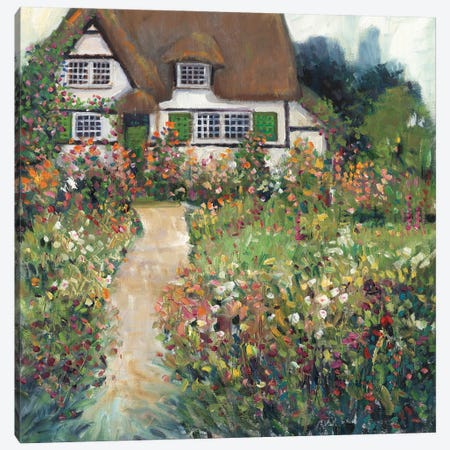 Garden Cottage II Canvas Print #TOT857} by Tim OToole Canvas Print