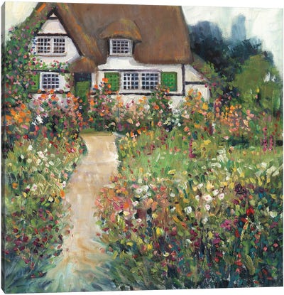 Garden Cottage II Canvas Art Print - Tim O'Toole