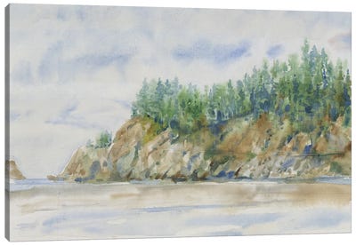 Watercolor Shore I Canvas Art Print - Tim O'Toole