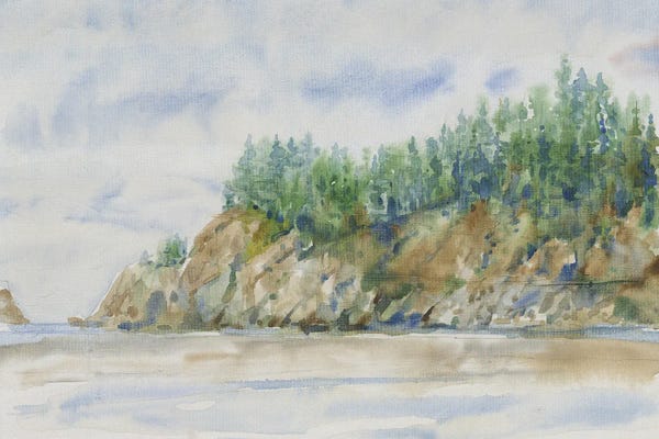 World Art Group: Watercolor Shore I by Tim O'Toole