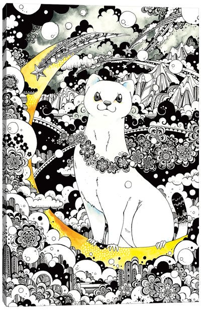 Ermine Canvas Art Print - Taeko Ozaki