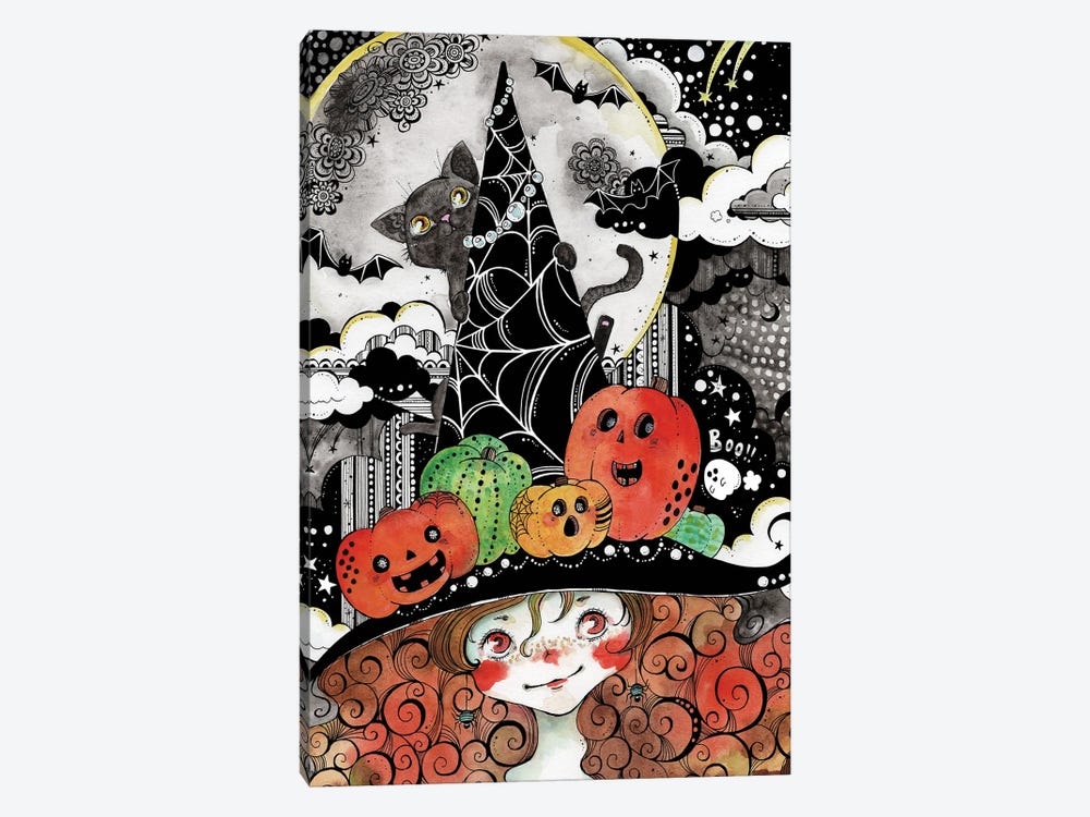 Young Witch by Taeko Ozaki 1-piece Canvas Print