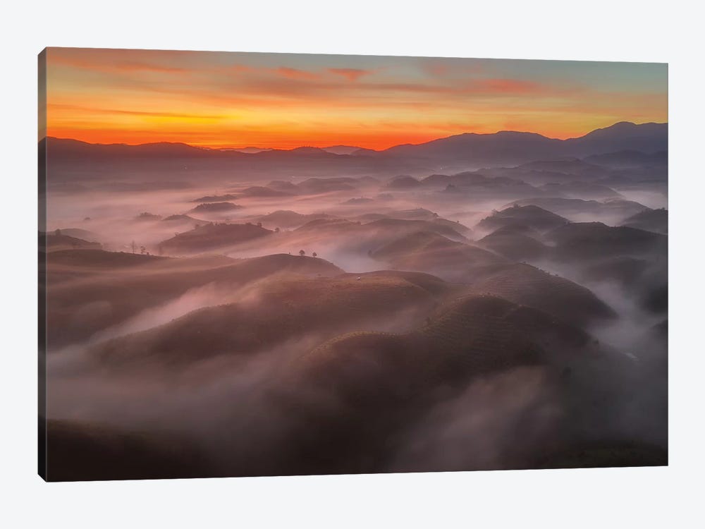 Mist In Highland by Trung Pham 1-piece Canvas Art