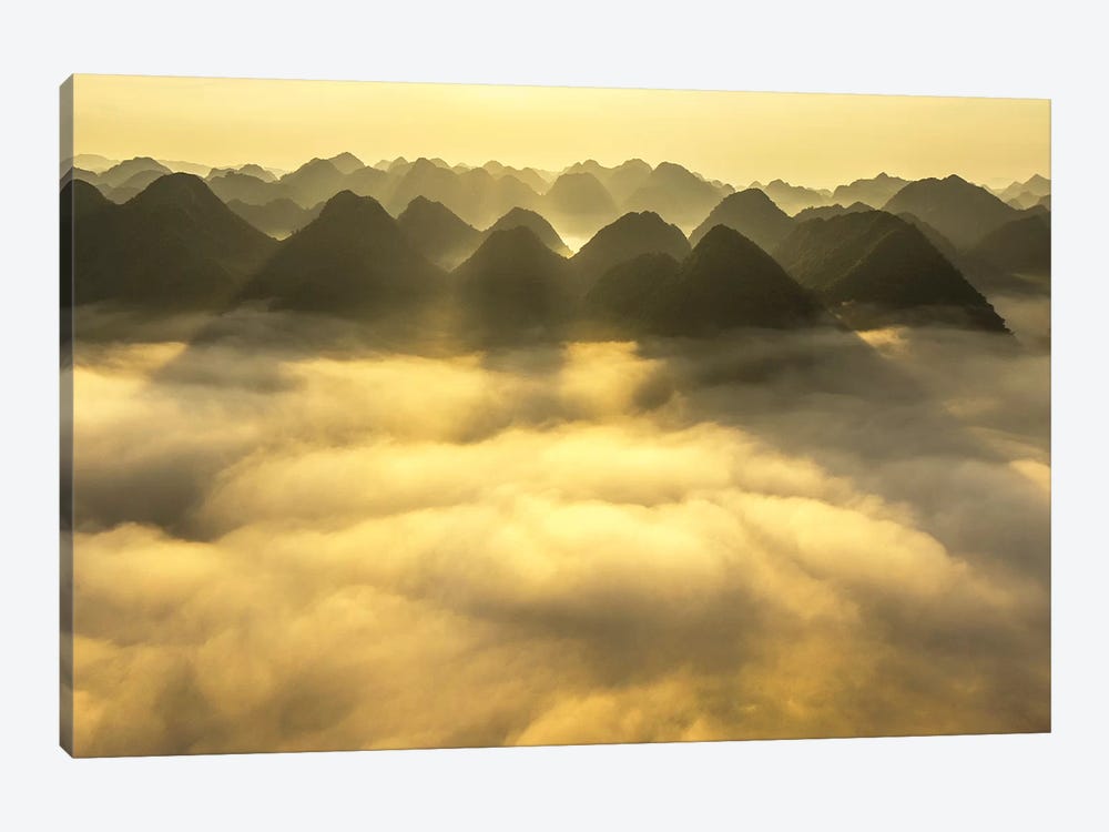 Sunrise In Bac Son Valley by Trung Pham 1-piece Canvas Art