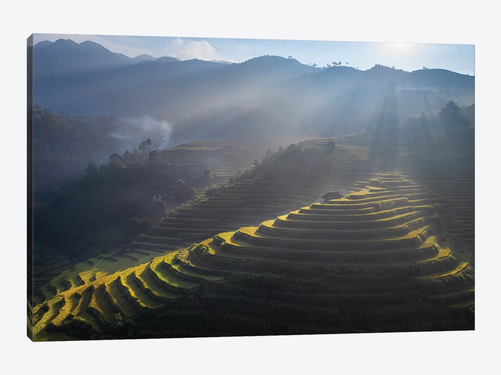Rice Terrace In Mu Cang Chai by Trung Pham 1-piece Canvas Wall Art