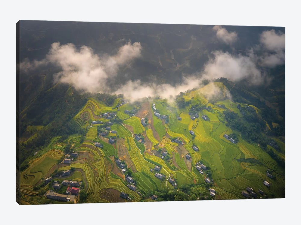 Rice Terrace In Phung Village by Trung Pham 1-piece Canvas Art