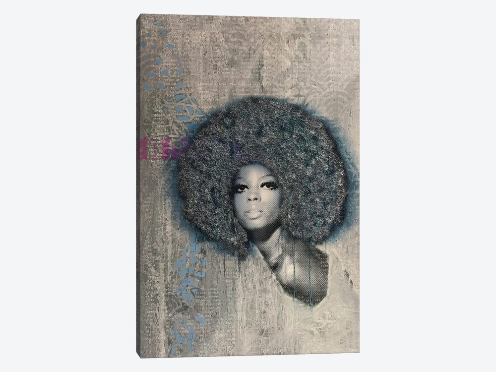 Diana Ross by Tina Psoinos 1-piece Canvas Art Print