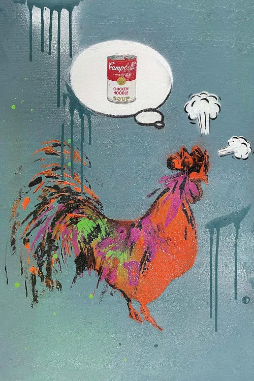 Rooster Dreams Of Warhol