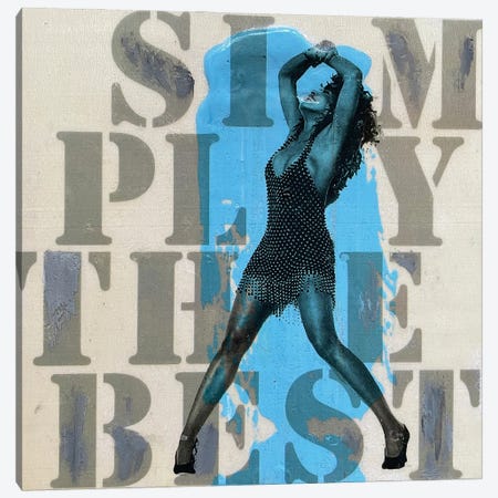 Tina Turner Simply The Best Canvas Print #TPI16} by Tina Psoinos Canvas Art Print