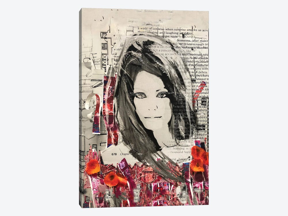 Sophia Loren by Tina Psoinos 1-piece Canvas Artwork