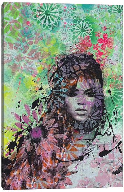 Beyonce Canvas Art Print - Tina Psoinos