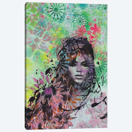Beyonce Canvas Print #TPI2} by Tina Psoinos Canvas Wall Art