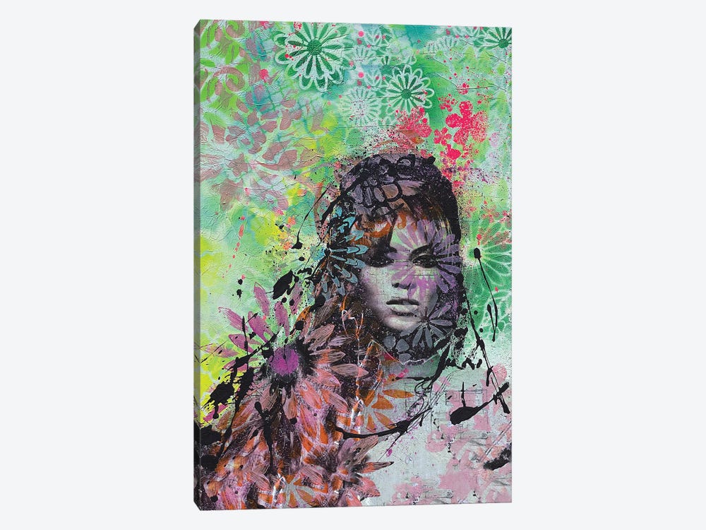 Beyonce by Tina Psoinos 1-piece Canvas Art Print