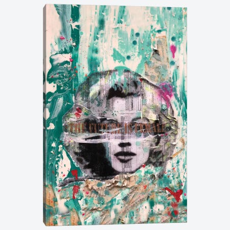 Marilyn Monroe The Future Is Female Canvas Print #TPI4} by Tina Psoinos Canvas Print