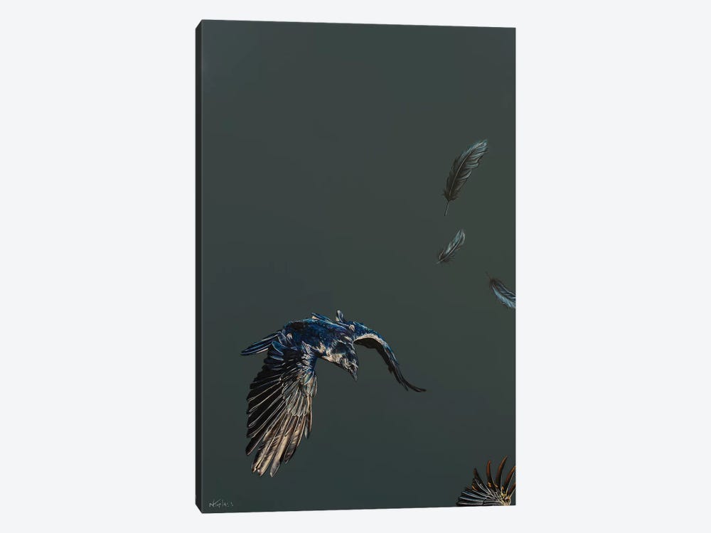 Morrigans Flight by Natalie Toplass 1-piece Canvas Art Print