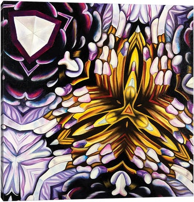 Purple Kal Canvas Art Print - Natalie Toplass