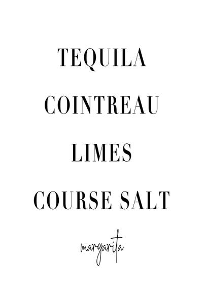 Margarita: Margarita Cocktail Recipe by Typologie Paper Co