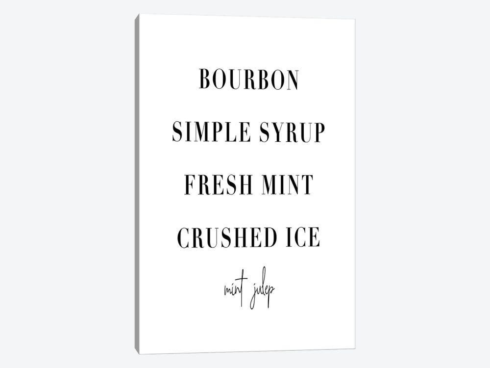 Mint Julep Cocktail Recipe by Typologie Paper Co 1-piece Art Print