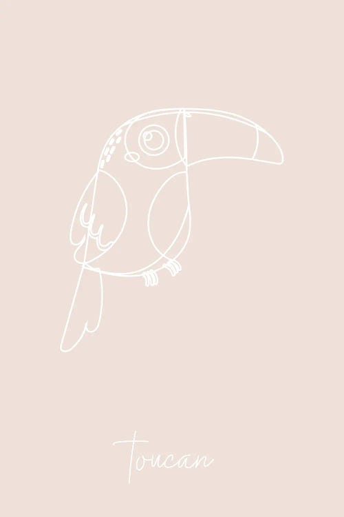 Nursery Toucan Line Art