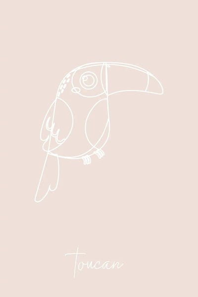 Nursery Toucan Line Art
