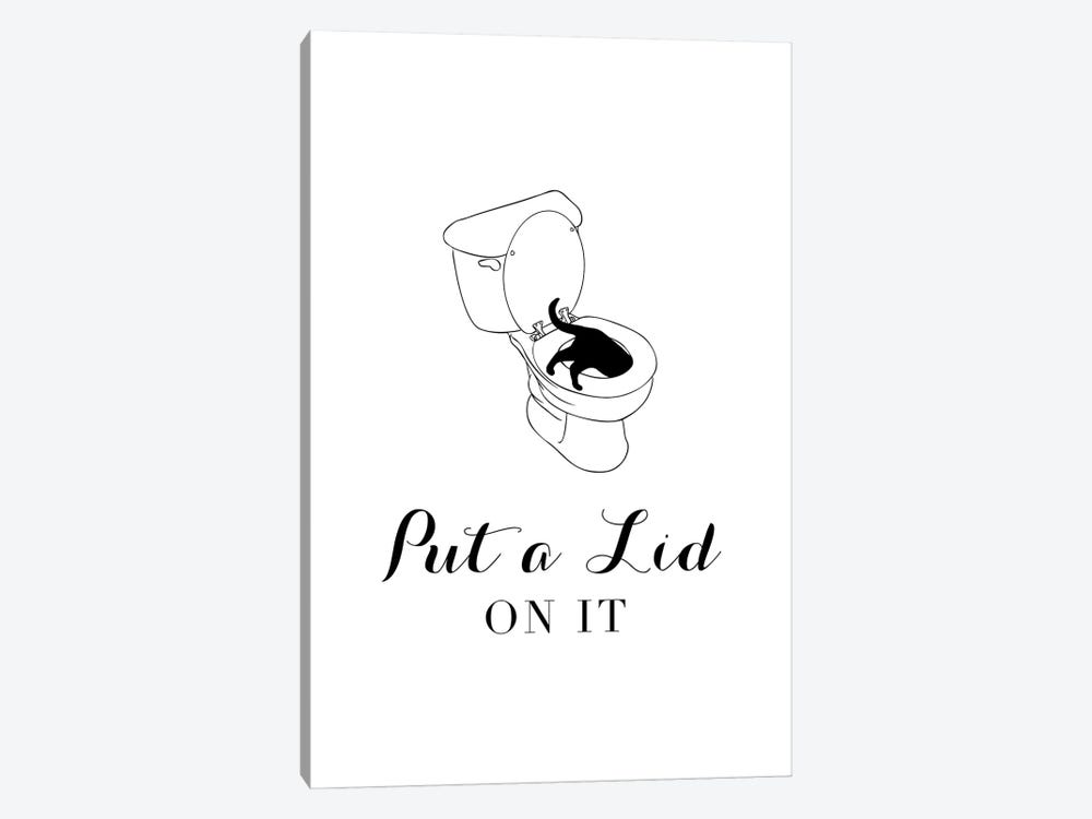 Put A Lid On It by Typologie Paper Co 1-piece Canvas Art
