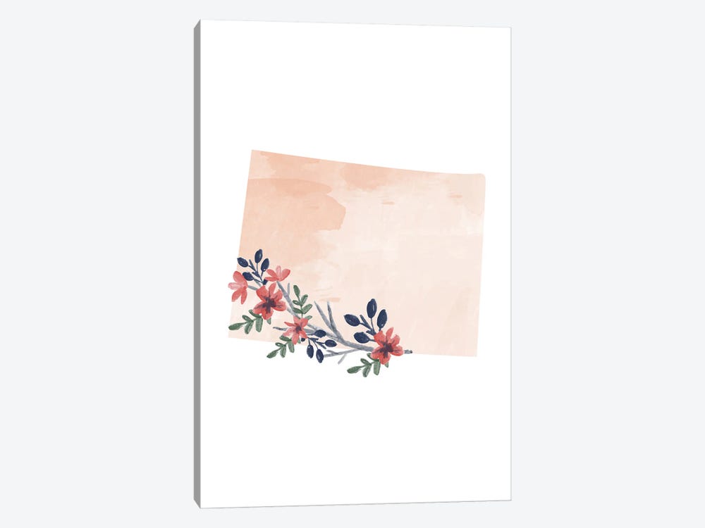 Colorado Floral Watercolor by Typologie Paper Co 1-piece Canvas Art