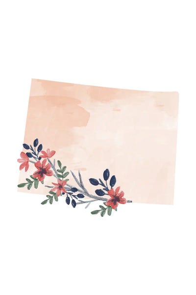 Colorado: Colorado Floral Watercolor by Typologie Paper Co
