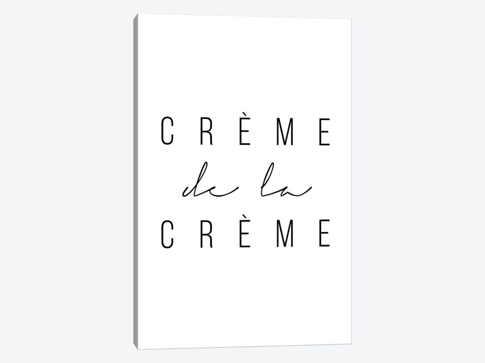 Creme De La Creme by Typologie Paper Co 1-piece Art Print