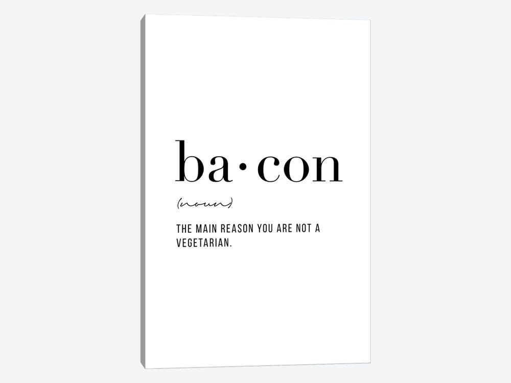 Definition Bacon by Typologie Paper Co 1-piece Art Print