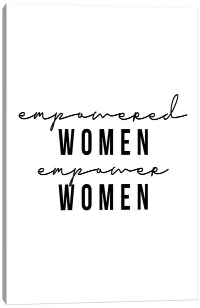 Empowered Women Empower Women Canvas Art Print - Typologie Paper Co