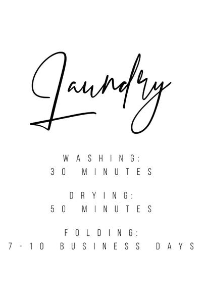 Laundry Washing Drying Folding