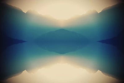 Past the Horizon by 5by5collective canvas print