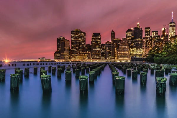 New York City Skylines: One Can't Paint New York As It Is by Emil abu Milad