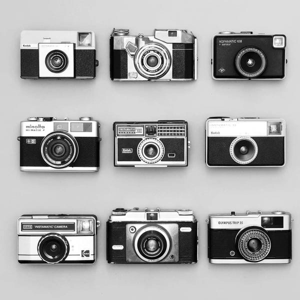 Antiques & Collectibles: Set Of 9 Antique Cameras by Tom Quartermaine