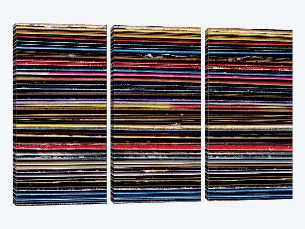 Vinyl Collection II by Tom Quartermaine 3-piece Canvas Art