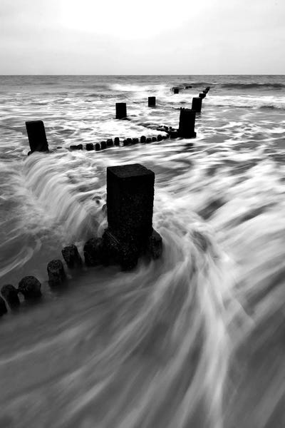 Tom Quartermaine: B&W Seascape I by Tom Quartermaine