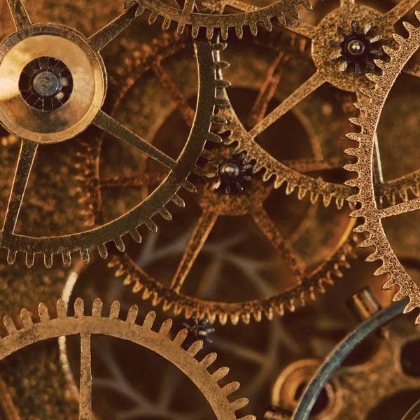 Tom Quartermaine: Copper Cogs Close-Up II by Tom Quartermaine