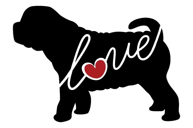 Shar-pei by Traci Anderson wall art