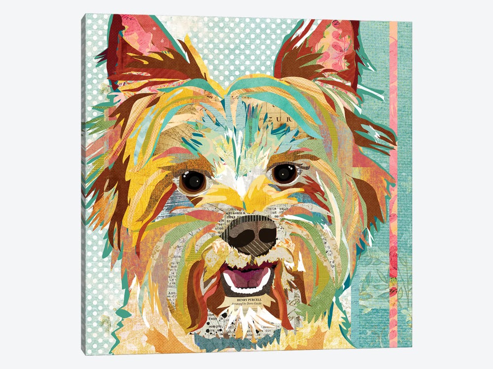 Yorkie by Traci Anderson 1-piece Canvas Art Print