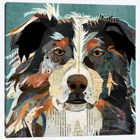 Bright Eyed Aussie Canvas Print #TRA170} by Traci Anderson Canvas Art Print